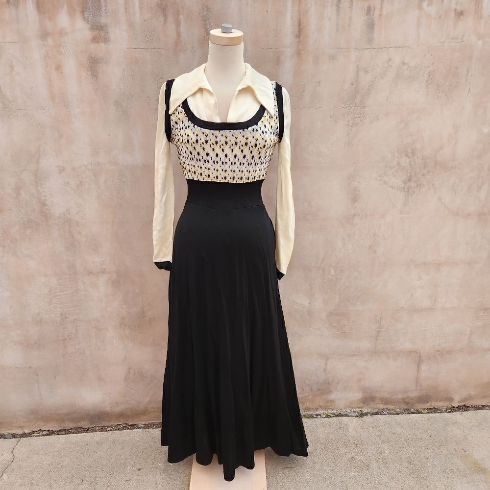 Vintage young edwardian by arpeja knit dress